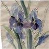 Image 3 : Original Signed Merle Stewart Watercolour "Oriental Iris" Watercolour on Paper - Well matted in a 19