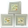 Image 1 : 3 Cheerful Bird Prints in Matching 13" x 13" Frames