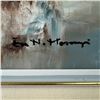 Image 2 : Signed Original Eva N. Mosonyi Impasto Portrait Painting of a Young Girl - Artist Signed on Front an