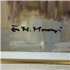 Image 2 : Signed Original Eva N. Mosonyi Impasto Portrait Painting of a Young Girl - Artist Signed on Front an