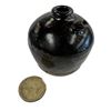 Image 3 : Antique Ceramic Oil or Soy Sauce Jar with Spout - Possibly Late 19th Century - 6" tall x 6.5" diamet
