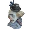 Image 2 : 1982 Lladro Porcelain "Sorrowful Clown" #5130 - 7" x 8" x 11" tall