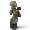 Image 2 : 1998 Retired Lladro Porcelain "My Precious Bundle" #5123 (11" tall x 4" diameter)
