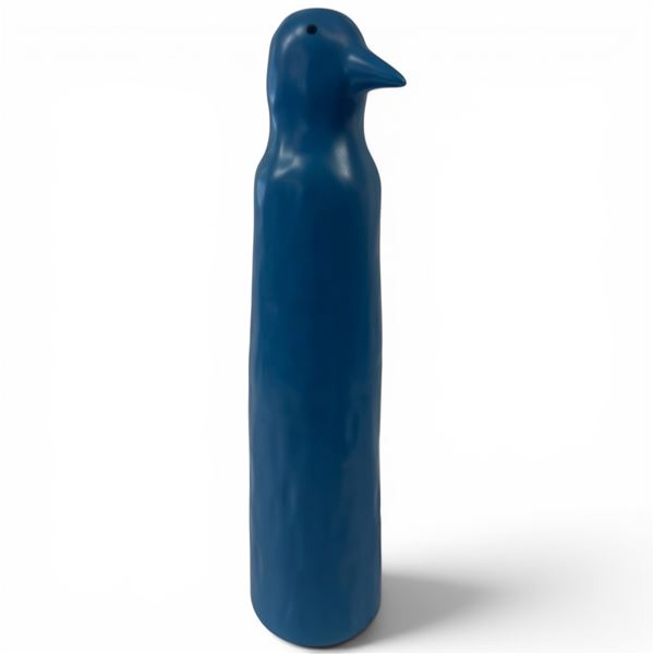 Vintage Katarina Brieditis IKEA Modernist Penguin - Glazed Ceramic - 13" Tall x 3" diameter