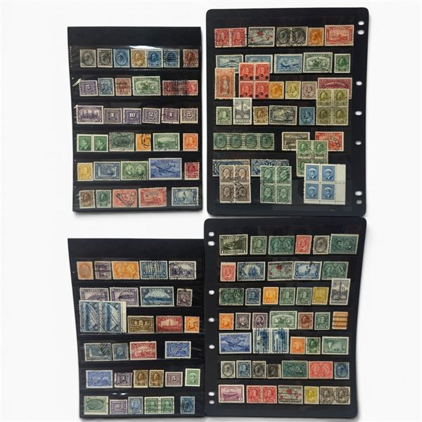 160 Canadian Stamps from 1890s - 1940s - Used and Unused - Approximate Count