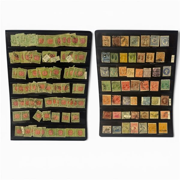140 Stamps from Australian States & Australian Postage Due - Used - Approximate Count