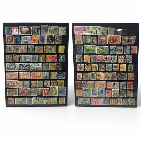 130 Stamps from Denmark, Germany, Switzerland, France, Iceland Etc.- Used - Estimated Catalogue Valu