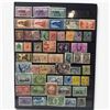 Image 2 : 105 Stamps from Canada, Great Britian, USA, Australia, Etc. - Used - Estimated Catalogue Value $380