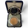 Image 2 : Early 20th Century Japanese .950 Silver Compact in Original  "Genzan Yamamoto Kobe, Japan" Velvet Ca
