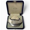 Image 4 : Early 20th Century Japanese .950 Silver Compact in Original  "Genzan Yamamoto Kobe, Japan" Velvet Ca