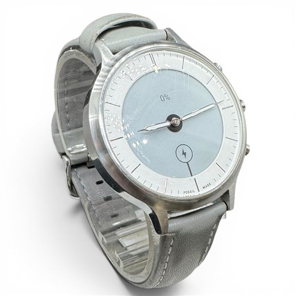 Fossil Hybrid Smart Watch with Grey Strap - Preowned - Display Stand Not Included