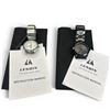 Image 4 : 2 Lenqin Stainless Steel Watches with Black Felt Protective Pouches