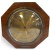 Image 3 : 1920s Hexagonal Inlaid Mahogany Wall Barometer by Southall Bros. & Barclay, Birmingham (1925 Brass P