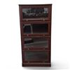 Image 1 : Contemporary Barrister Bookcase - 12" D x 29" W x 60" Tall - One solid unit
