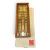 Image 2 : New in Box Bulova "De Rhodes" Wall Clock from the Frank Lloyd Wright Collection - 8" wide x 2.25" de
