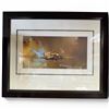 Image 1 : Well Framed "Spitfire" Print by Barrie A.F. Clark - Double Matted in a 33" x 27" frame
