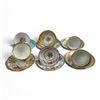 Image 1 : 6 Vintage English China Teacups - Royal Chelsea, Royal Grafton, and Hammersley