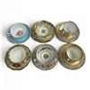 Image 2 : 6 Vintage English China Teacups - Royal Chelsea, Royal Grafton, and Hammersley