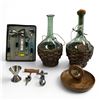 Image 1 : Collection of Vintage Barware & Wood Nutcracker Dish