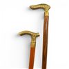 Image 2 : 2 Brass Handled Wood Canes