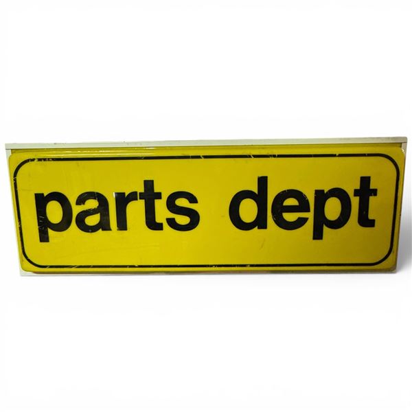 Parts Department