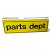Image 4 : Parts Department