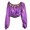 Image 3 : Group of Belly Dancing Clothing - Tops, Pants, Hip Scarves and More   Size Small
