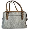 Image 2 : Calvin Klein All Over Monogram Becky Satchel - Vegan Leather - Preowned