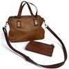 Image 1 : Vintage Fossil Brown Leather Purse and Wallet