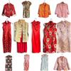 Image 1 : Group of 13 Pieces of Ladies Asian Design Clothing - New and Gently Used -Small Sizes