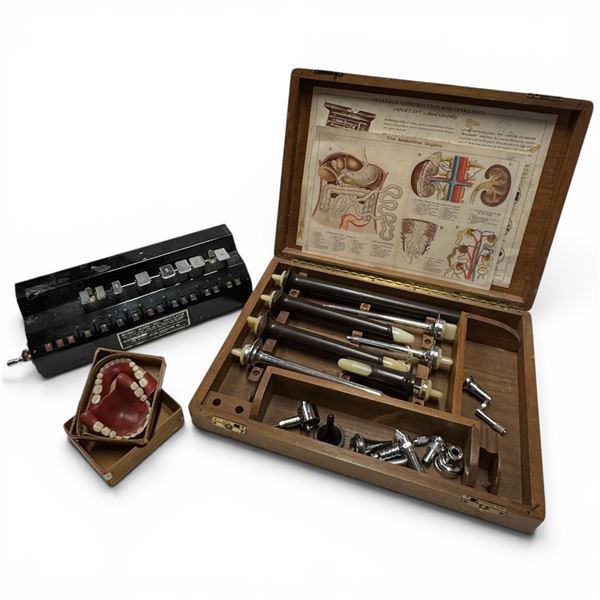 Vintage Blood Cell Counter, Dentures and Frightening Medical  Device