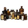 Image 1 : Vintage Collection of Amber Glass Apothecary & Medicine Bottles; Fowler's, Hoppe's, Barkman & More