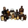 Image 2 : Vintage Collection of Amber Glass Apothecary & Medicine Bottles; Fowler's, Hoppe's, Barkman & More