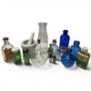 Image 1 : Collection of Antique & Vintage Apothecary Medicine Bottles & Pharmacy Equipment