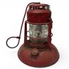Image 1 : Vintage Dietz No 40 Traffic Gard Lantern Red Metal by R E Dietz Company Syracuse NY