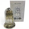 Image 1 : B8818 Tristan I Brass Finish Stepped Metal Base Clock with Glass Dome & Revolving Pendulum