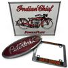 Image 1 : Automotive & Motorcycle Collection: Indian Motorcycle Sign, Peterbilt Emblem & Harley-Davidson
