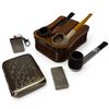 Image 1 : Tobacciana Collection: Falcon, Salvinelli 511 & Meerschaum Pipes. Plus Pipe Rest, Match Box & More