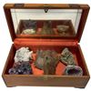 Image 3 : Box of Magic Mystery Crystals, and Minerals: Quartz Clusters, Amethyst, Pyrite, and More