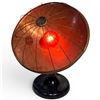 Image 1 : Westinghouse Cozy Glow Heater Lamp 1920s 1950s Era with Red Lightbulb