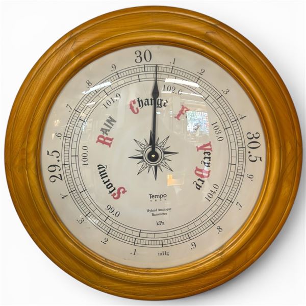 Tempo Tech Hybrid Analog Barometer New in Box