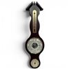 Image 1 : Mahogany Widdop Style Tempo Tech Wall Weather Station Barometer Hygrometer & Thermometer