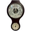 Image 2 : Mahogany Widdop Style Tempo Tech Wall Weather Station Barometer Hygrometer & Thermometer