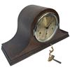 Image 3 : Wood Camelback Mantle Clock Circa 1925