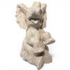 Image 2 : Decorative White Elephant Figurine in Playful Pose