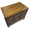 Image 2 : Carved Wood Chest of Drawers with 3 Drawers Includes Greeting Cards Collection