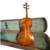 Image 4 : Vintage Violin in an Antique Wood Hard Case