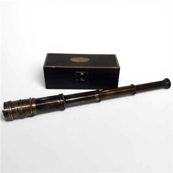 Dolland of London 1920 Marine Telescope/Spyglass and Case 15" Length