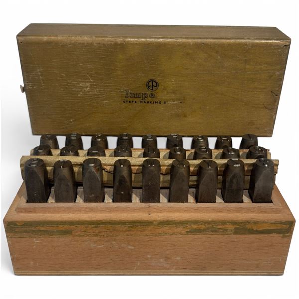 Imperial Steel Marking Stamps 3/8 Alphabet Set Made in England