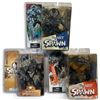 Image 1 : 3 Spawn Reborn & 1 Art of Spawn Figures Raven Knight Black Knight 3 Tremor 3 New in Box